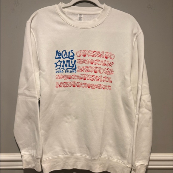 Local's Only USA Beach Shell Flag Unisex - Adult Size Medium NWOT - Picture 6 of 8